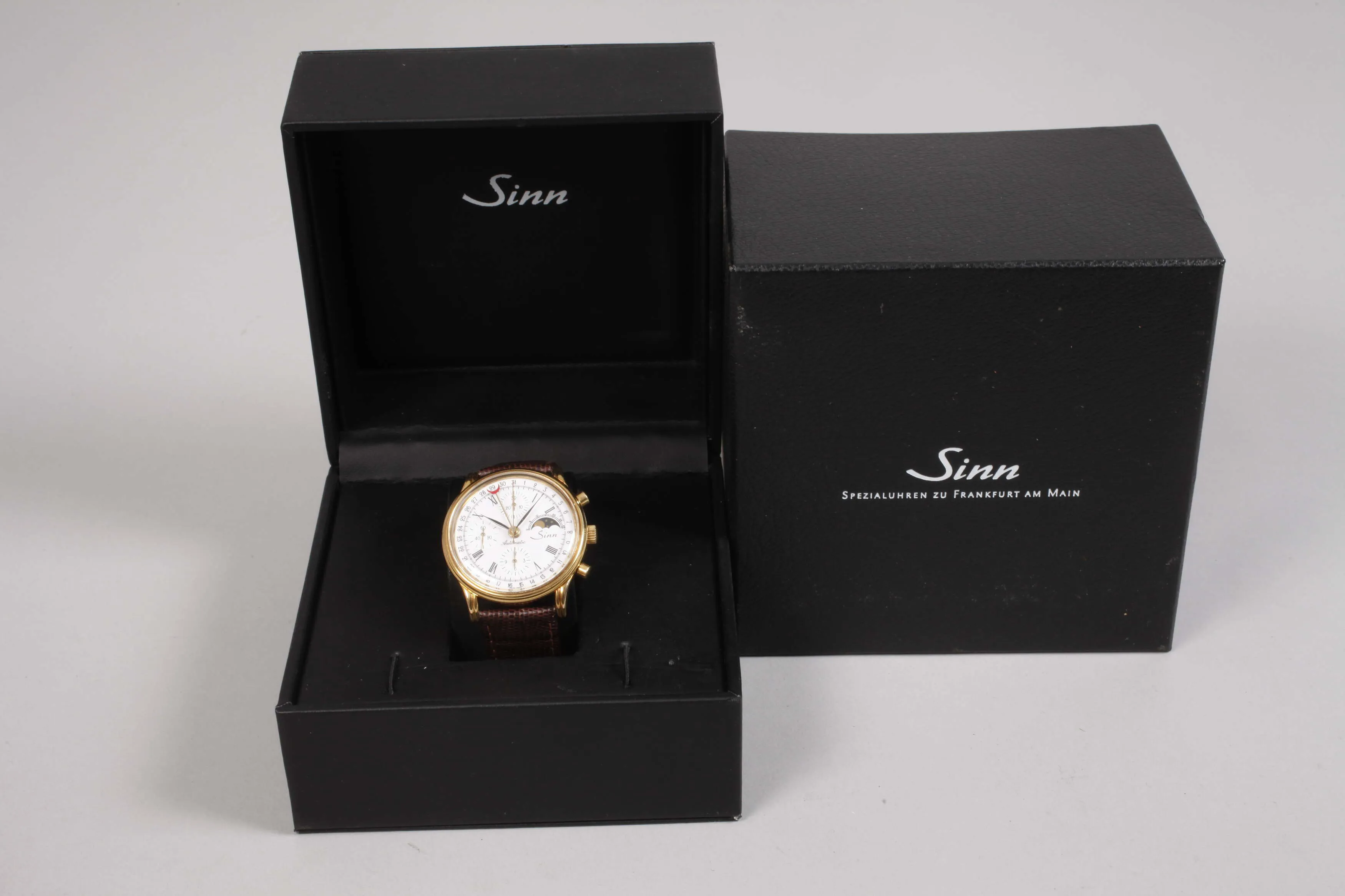 Sinn 38mm Stainless steel and Gold-plated White 3