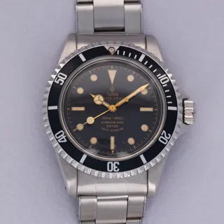 Tudor Submariner 7928 Stainless steel Black