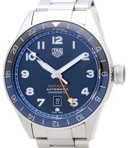 TAG Heuer Autavia WBE511A.BA0650 43mm Stainless steel Blue