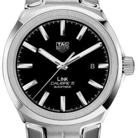 TAG Heuer Link Calibre 5 WBC2110.BA0603 41mm Stainless steel Black