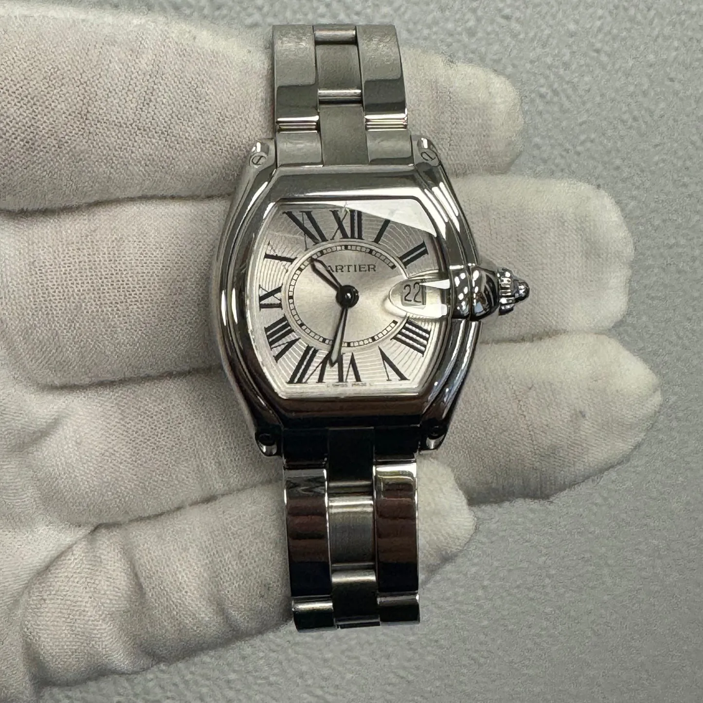 Cartier Roadster W62016V3 31mm Stainless steel Silver 1