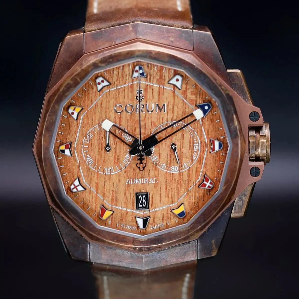 Corum Admiral's Cup AC-One 116.200.53/OF62 AW01 45mm Bronze Brown