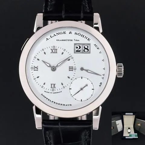 A. Lange & Söhne Lange 1 101.039 38.5mm White gold Silver