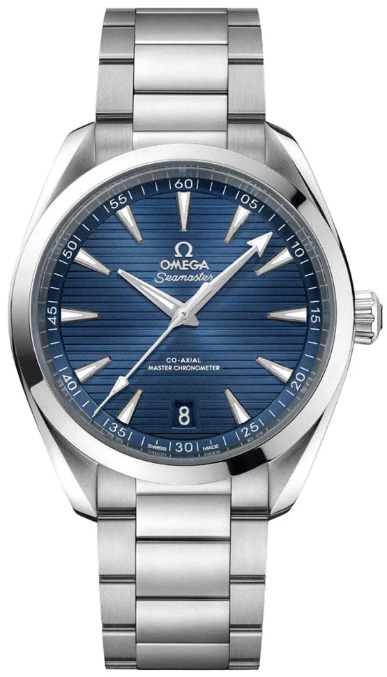 Omega Aqua Terra 220.10.41.21.03.004 41mm Edelstahl Blue