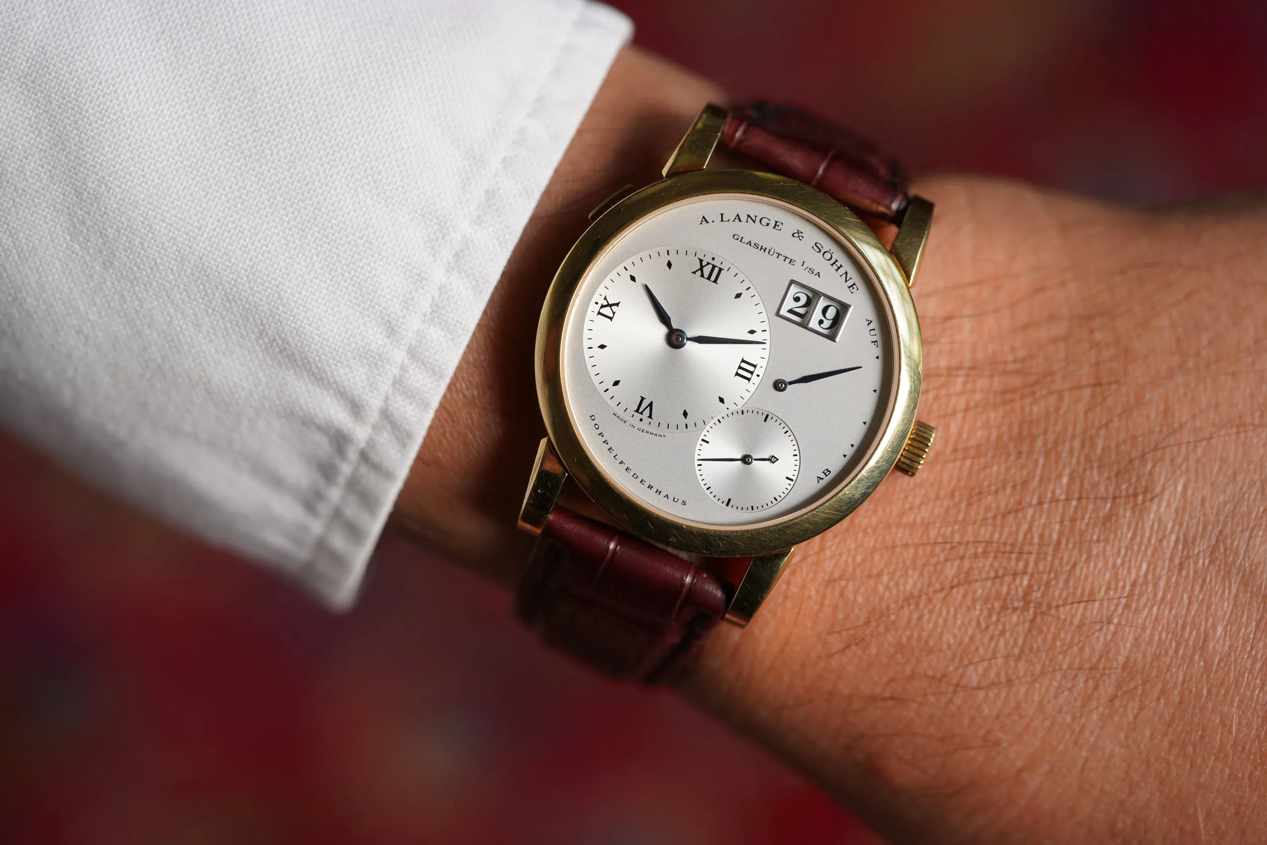 A. Lange & Söhne Lange 1 101.022 38.5mm Yellow gold and 18k yellow gold Silver 1