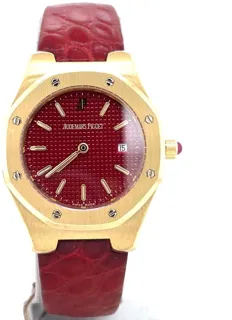 Audemars Piguet Royal Oak Offshore 77151ST Yellow gold Red