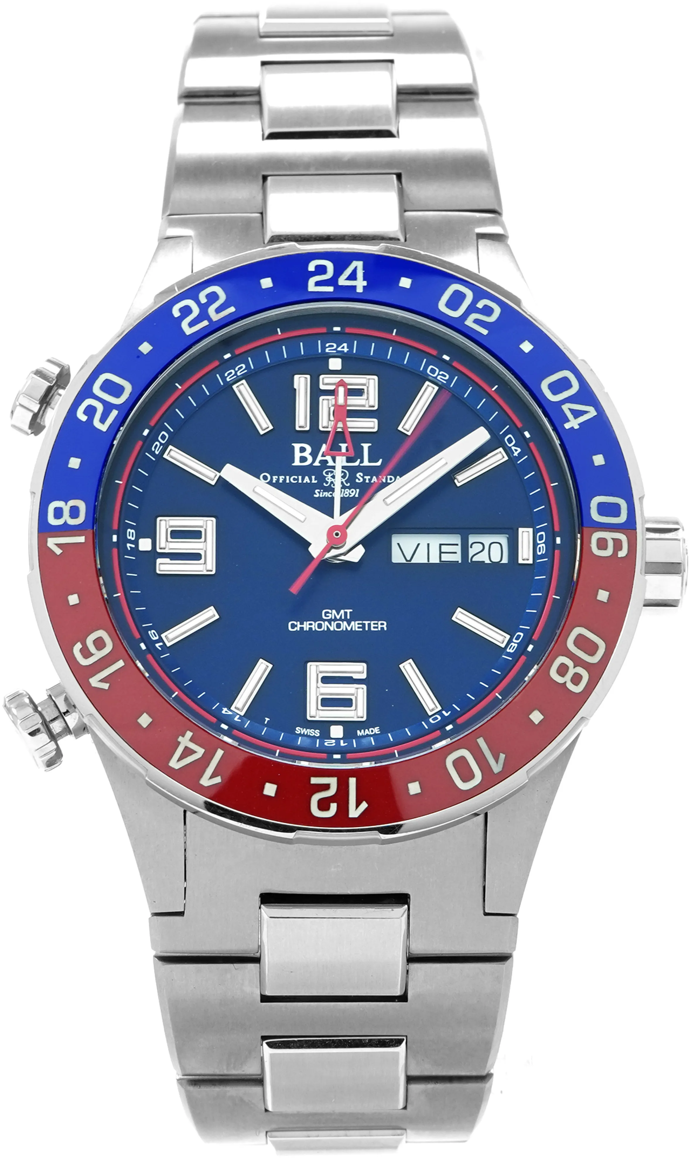 Ball Roadmaster DG3030B-S4C-BE 40mm Titanium Blue