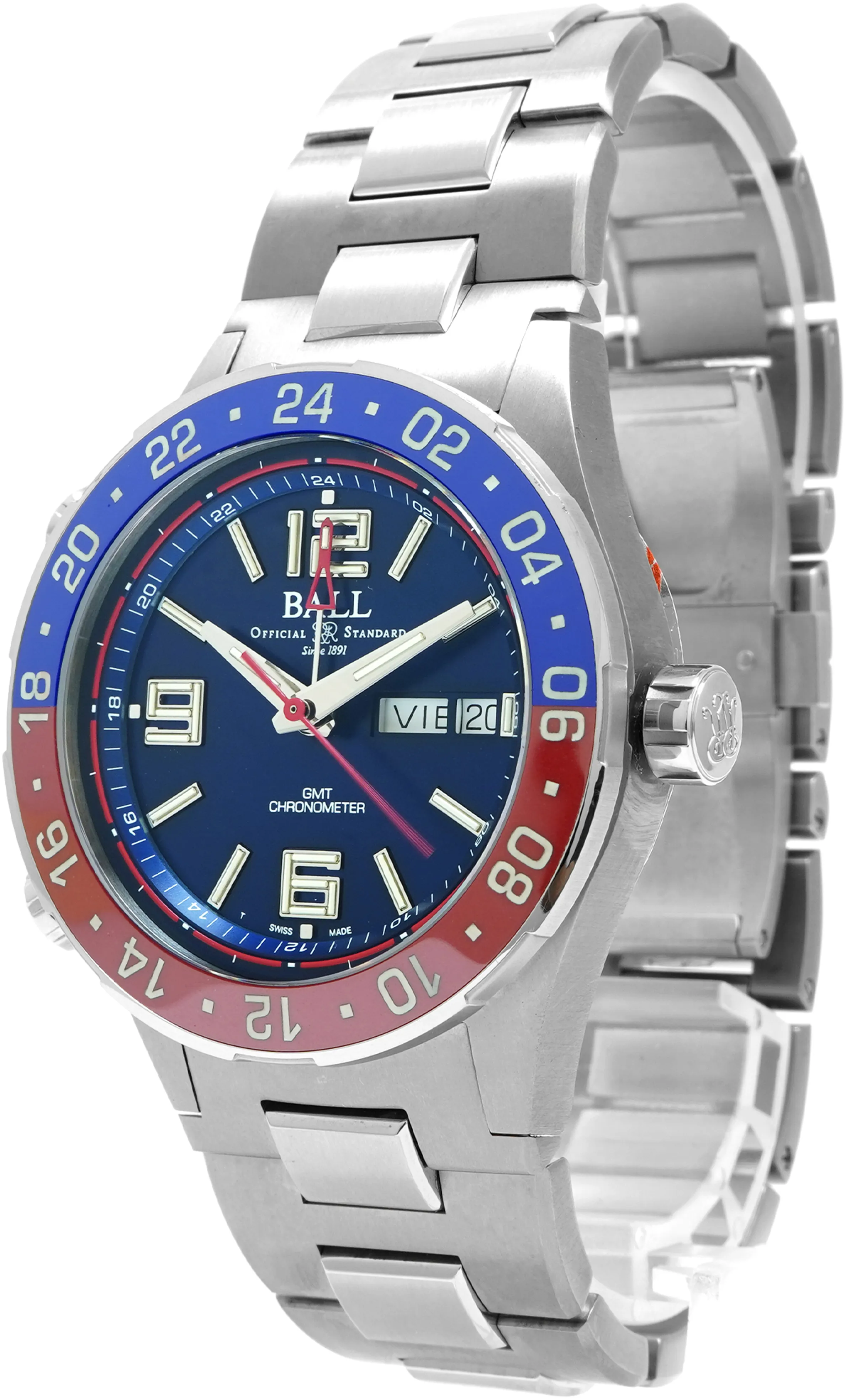 Ball Roadmaster DG3030B-S4C-BE 40mm Titanium Blue 1