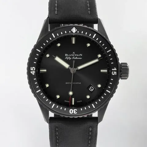 Blancpain Fifty Fathoms 5000-0130-B52A 43mm Ceramic Black