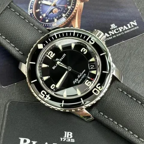 Blancpain Fifty Fathoms 5015-1130-52A 45mm Stainless steel Black