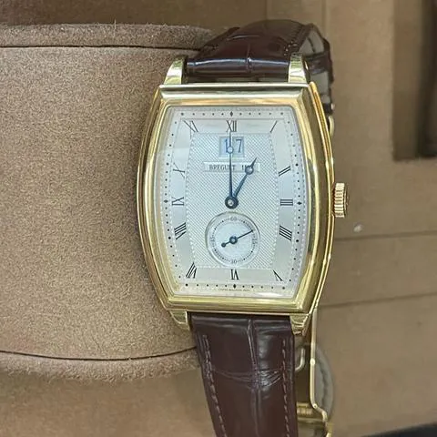 Breguet Héritage 5480BA/12/996 39mm Yellow gold Silver