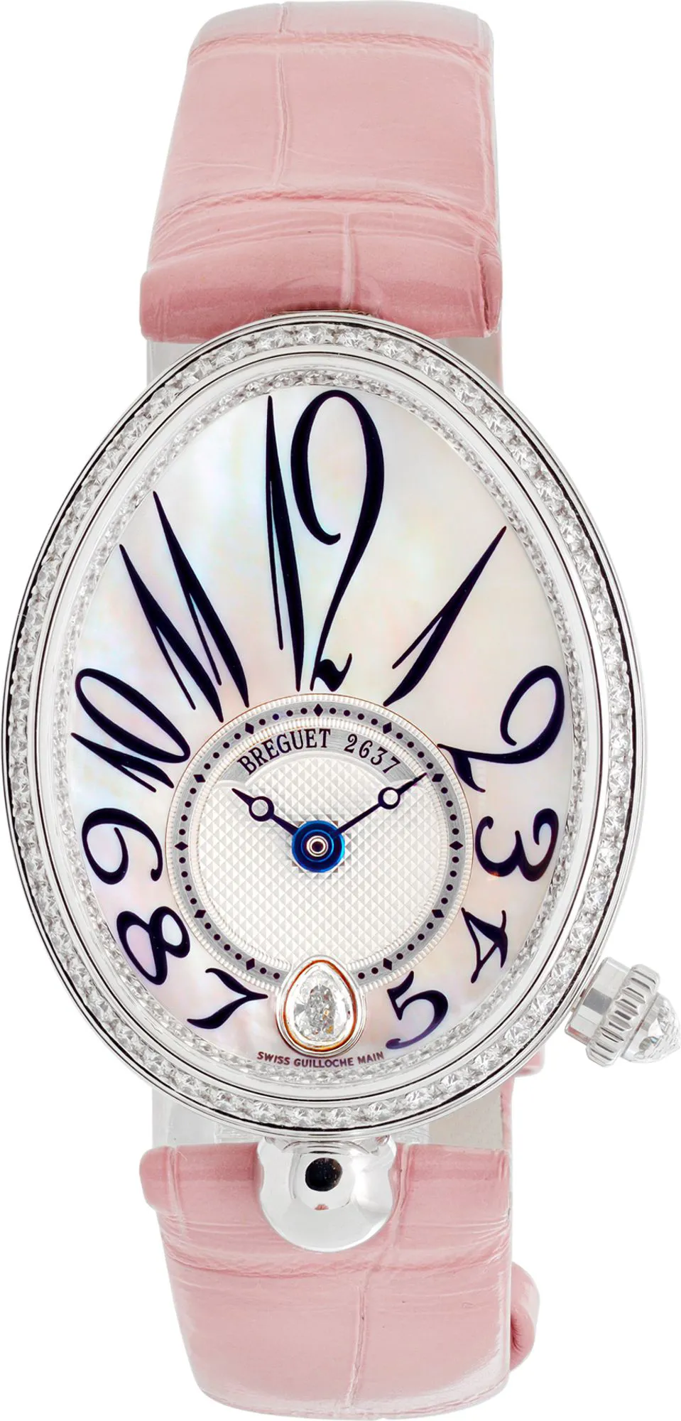 Breguet Reine de Naples 8918 29mm White gold and 18k white gold Mother-of-pearl