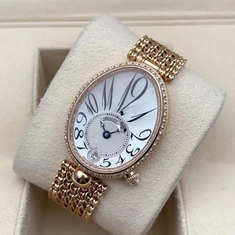 Breguet Reine de Naples 8918BR/58/J20/D000 28.45mm Rose gold White 1