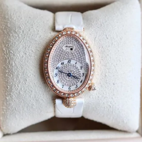 Breguet Reine de Naples 8928BR/8D/844.DD0D 33mm Rose gold Silver