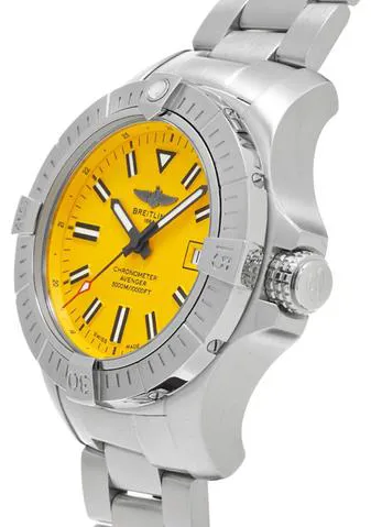 Breitling Avenger A17319101I1A1 45mm Stainless steel Yellow 1