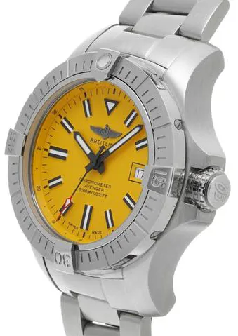 Breitling Avenger A17319101I1A1 45mm Stainless steel Yellow 1