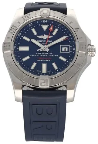 Breitling Avenger A32390 43mm Stainless steel Blue