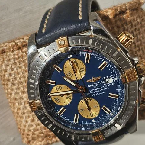 Breitling Chronomat B13356 44mm Yellow gold and Stainless steel Blue