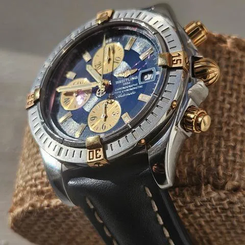 Breitling Chronomat B13356 44mm Yellow gold and Stainless steel Blue 1