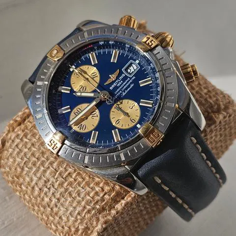 Breitling Chronomat B13356 44mm Yellow gold and Stainless steel Blue 2