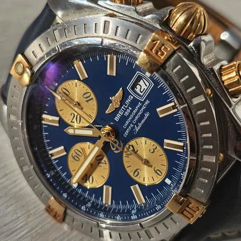 Breitling Chronomat B13356 44mm Yellow gold and Stainless steel Blue 3