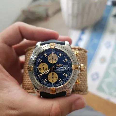 Breitling Chronomat B13356 44mm Yellow gold and Stainless steel Blue 6