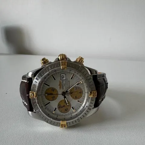 Breitling Chronomat B13356 44mm Yellow gold and Stainless steel Mother-of-pearl 1