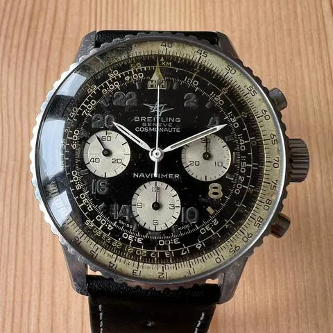 Breitling Navitimer Cosmonaute 809 41mm Stainless steel Black