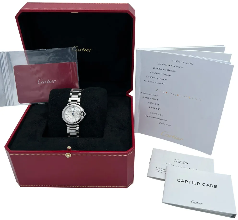 Cartier Ballon Bleu 28mm WE902073 28mm Stainless steel Silver 8