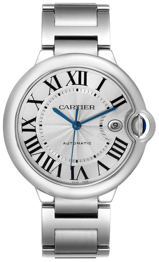 Cartier Ballon Bleu 42mm W69012Z4 42mm Stainless steel Silver