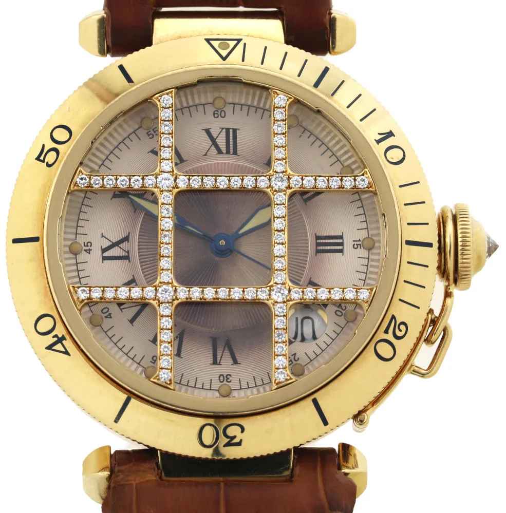 Cartier Pasha 1023 38mm Yellow gold 1