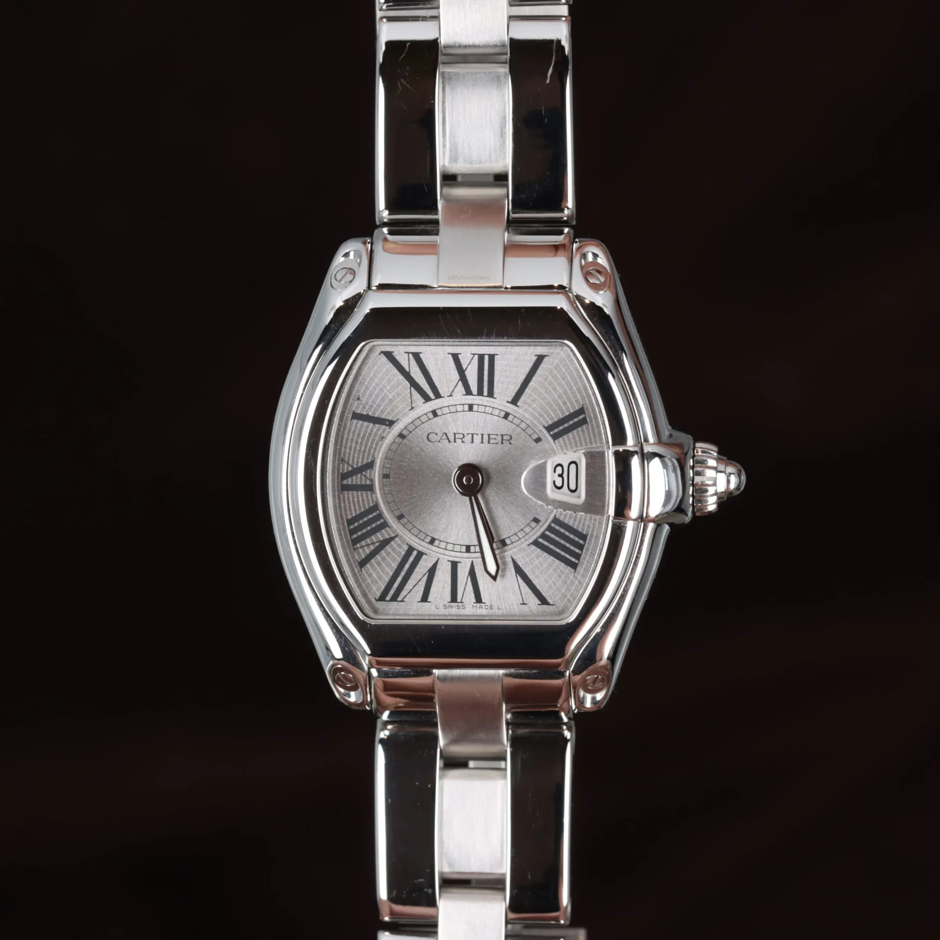 Cartier Roadster W62016V3 33mm Stainless steel Silver