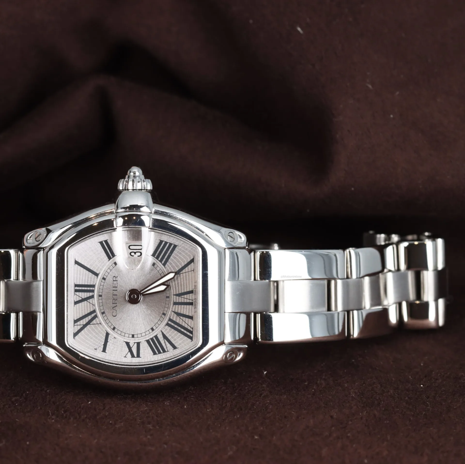 Cartier Roadster W62016V3 33mm Stainless steel Silver 4