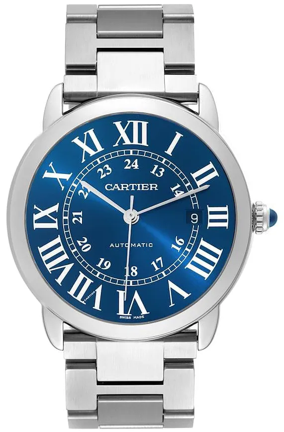 Cartier Ronde Solo de Cartier WSRN0023 42mm Stainless steel Blue