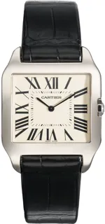 Cartier Santos Dumont W2007051 White gold Silver