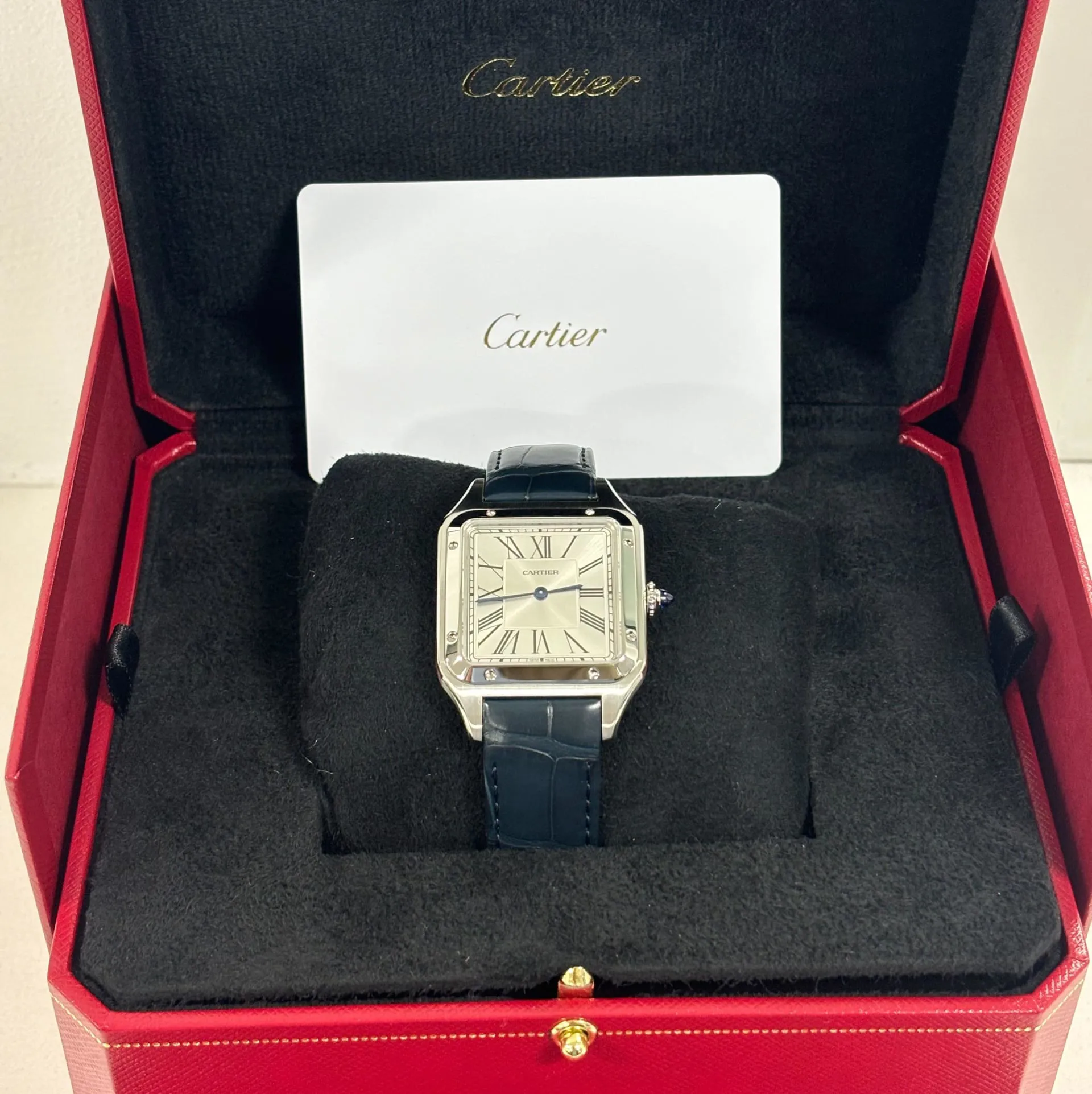 Cartier Santos Dumont WSSA0022 43.5mm Stainless steel Silver 4