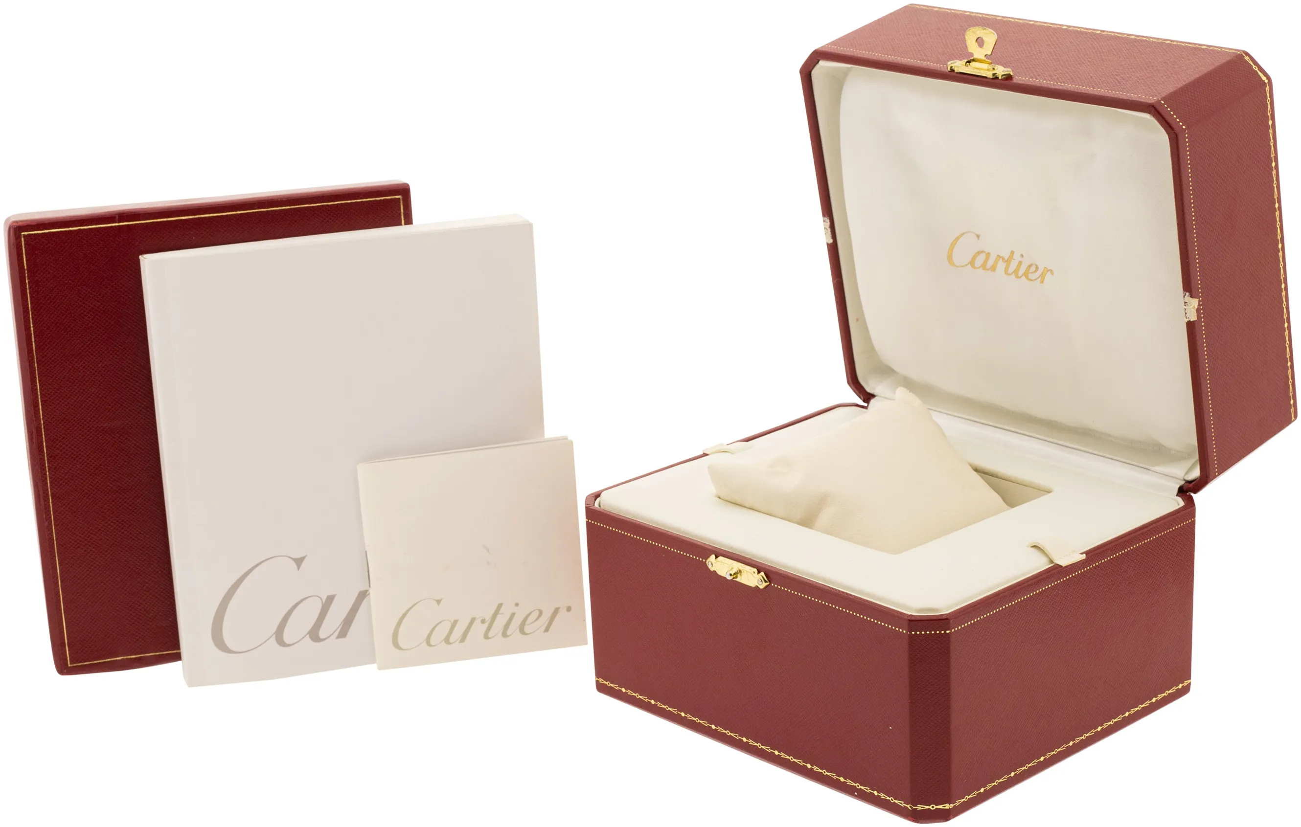 Cartier Santos W20090X8 42mm Stainless steel Silver Roman Numeral 3