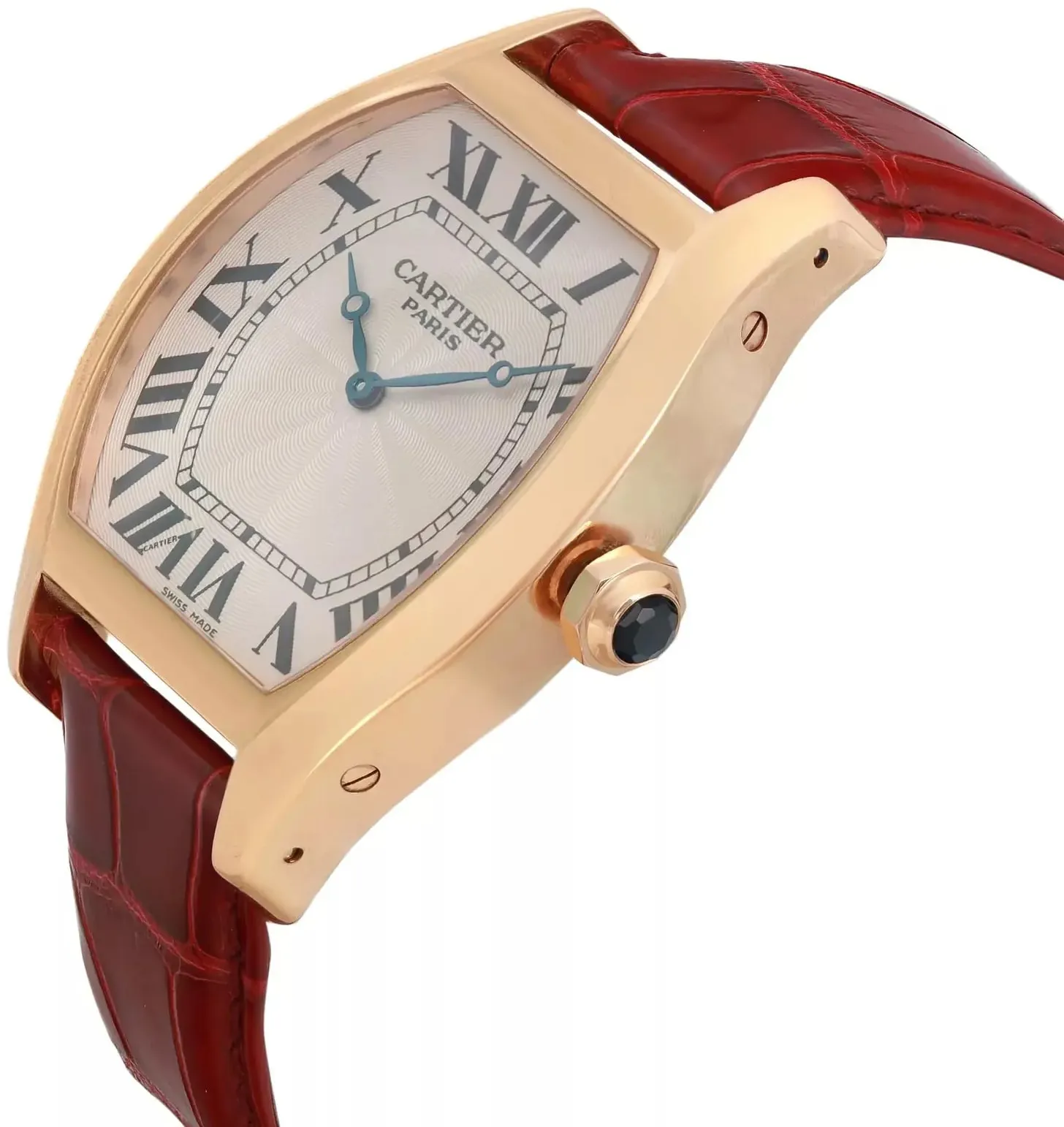 Cartier Tortue 2763 48mm Rose gold Silver 1