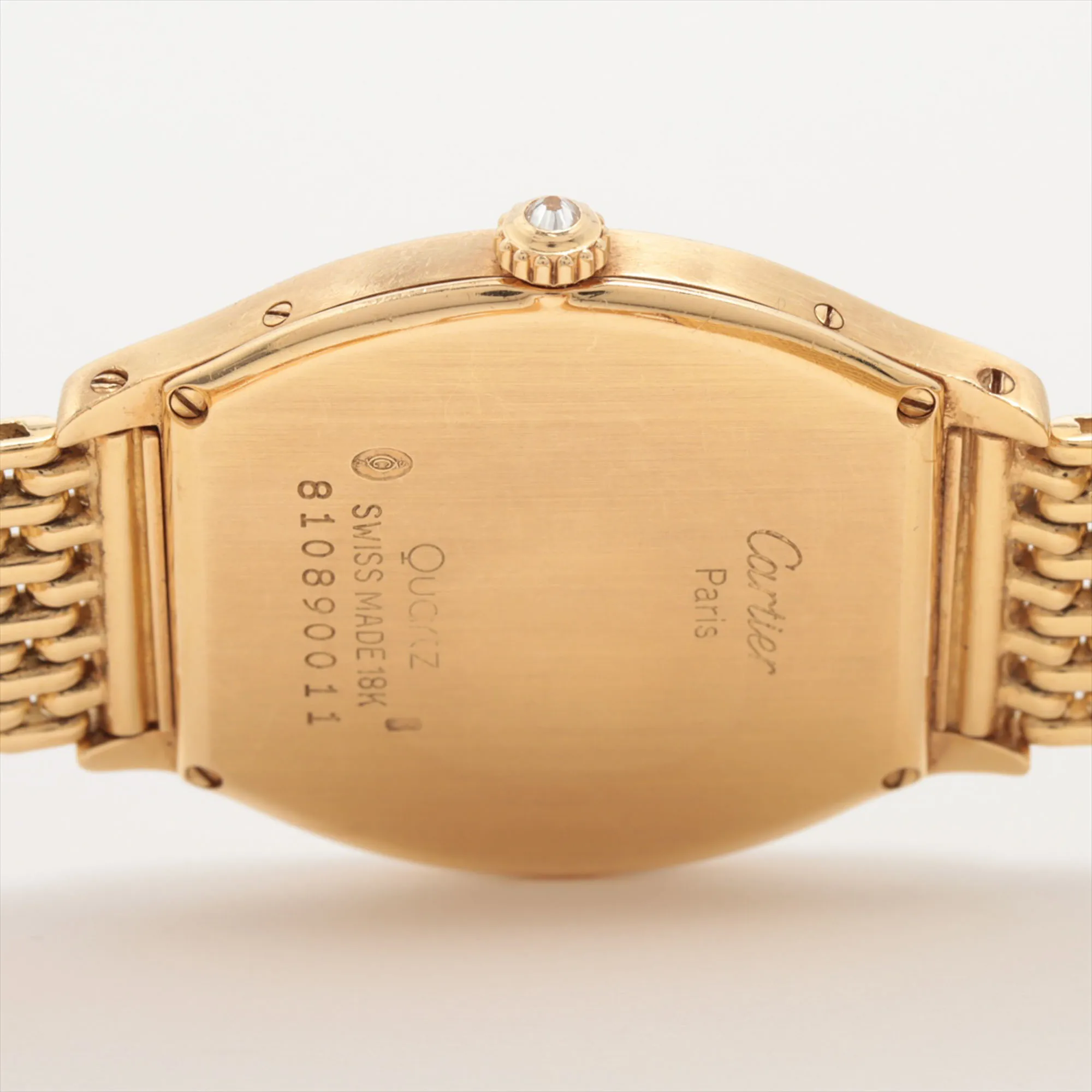 Cartier Tortue 81089 26mm Yellow gold White 6