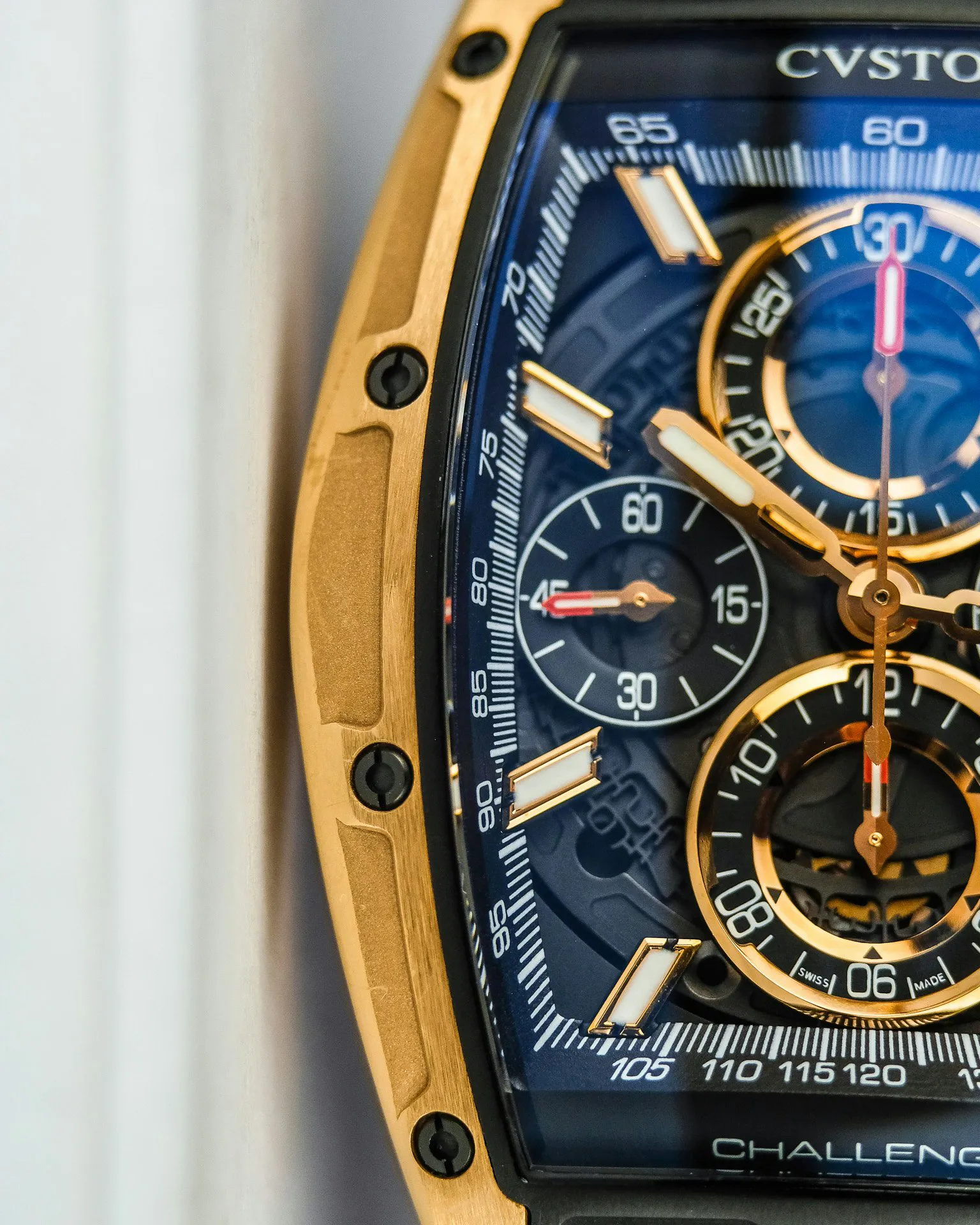 Cvstos Challange II Chrono 41mm Titanium and Yellow gold Skeletonized 1