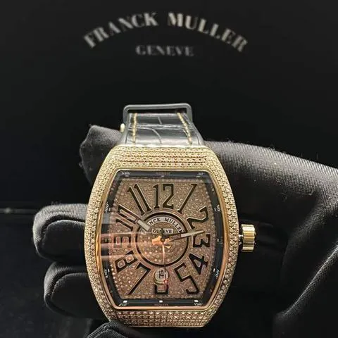 Franck Muller Vanguard V 45 SC DT 5N NR 45mm Rose gold Black 3