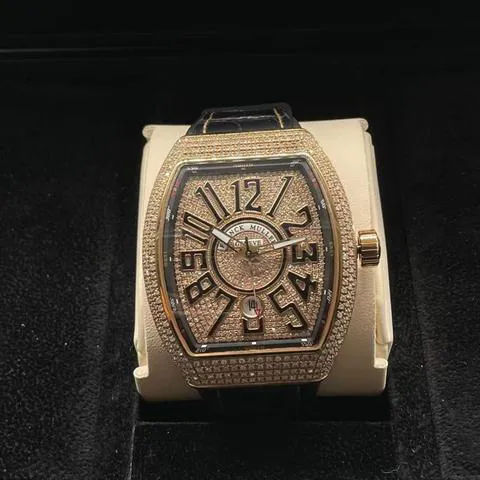 Franck Muller Vanguard V 45 SC DT 5N NR 45mm Rose gold Black 5