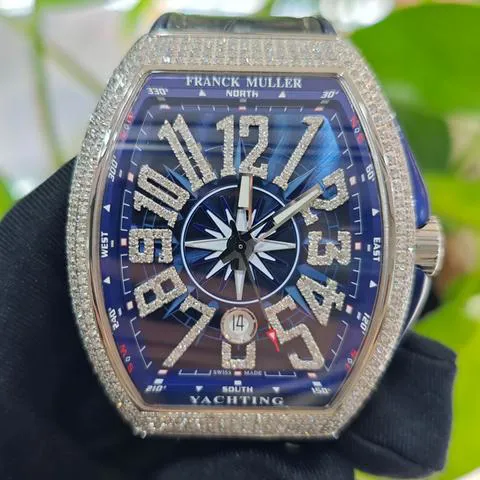 Franck Muller Vanguard V 45 SC DT 44mm Stainless steel Blue