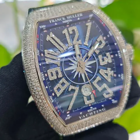 Franck Muller Vanguard V 45 SC DT 44mm Stainless steel Blue 1