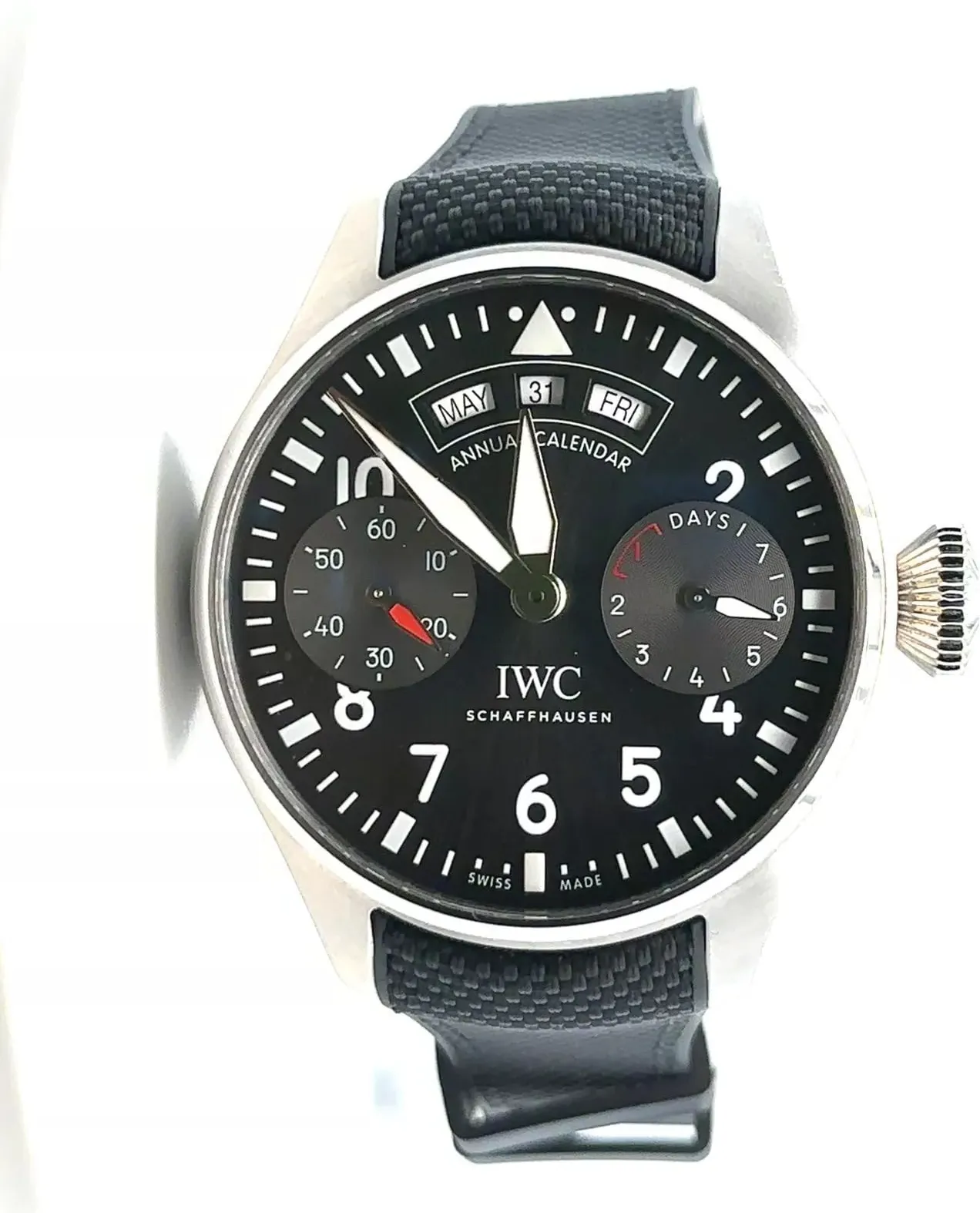 IWC Big Pilot IW502702 46.2mm Stainless steel Gray