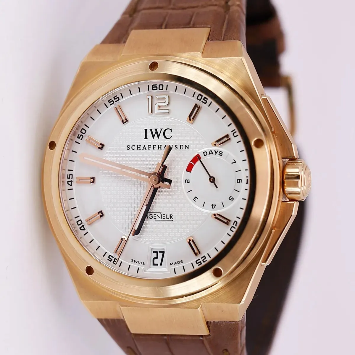 IWC Ingenieur IW500503 45.5mm Rose gold Silver 1