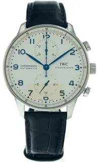 IWC Portugieser IW371446 Stainless steel Blue