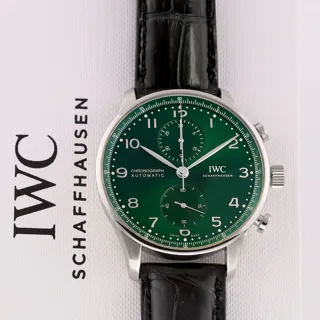 IWC Portugieser IW371615 Stainless steel Green