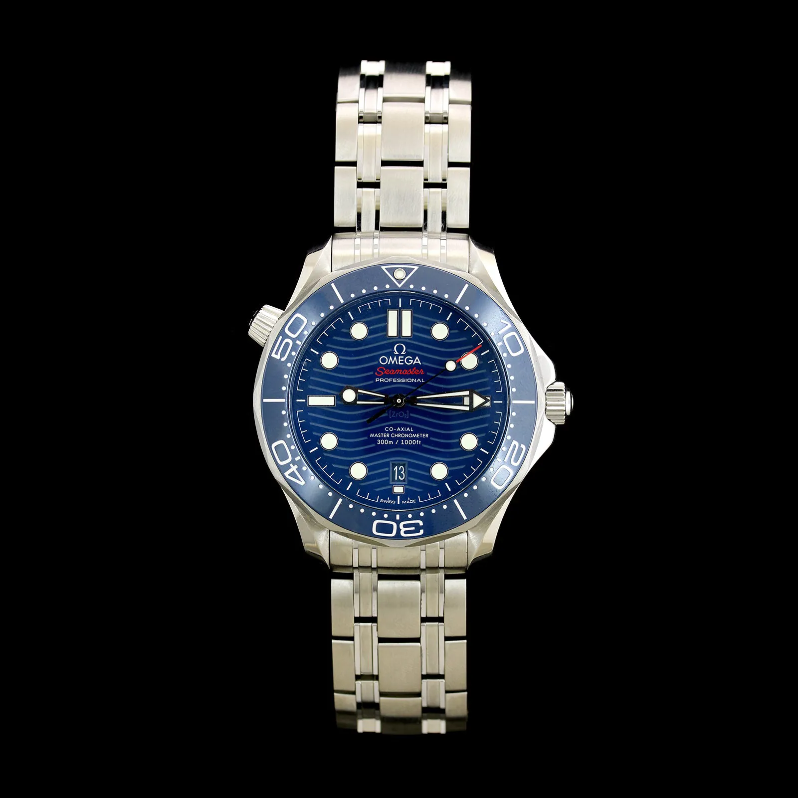 Omega Seamaster Diver 300M Stainless steel Blue