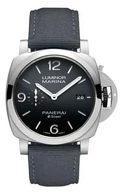 Panerai Luminor 1950 3 Days GMT Power  PAM 01358 44mm Stainless steel Gray